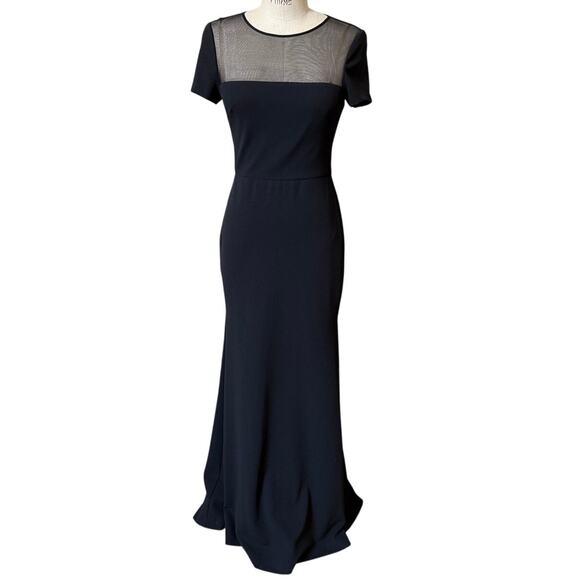 Vera Wang Black Formal Long Gown Size 4 - Picture 1 of 7